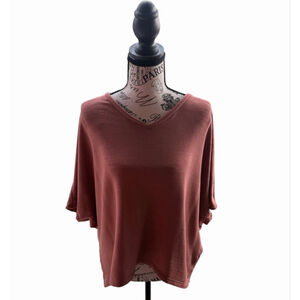 Women's American Eagle Rust Short Sleeve Tee L